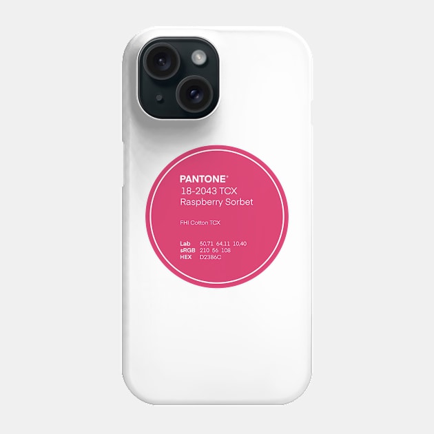 pantone 18-2043 TCX Phone Case by Shirleyy Shop Arts