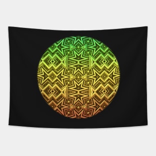 Abstract Pattern with Summer Colors Tapestry