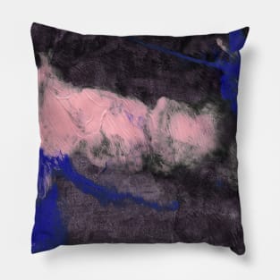 Abstract blue-white-grey background with hand-painted marble texture. Monochrome watercolor. Best for the print, fabric, poster, wallpaper, cover and packaging, wrapping paper. Pillow