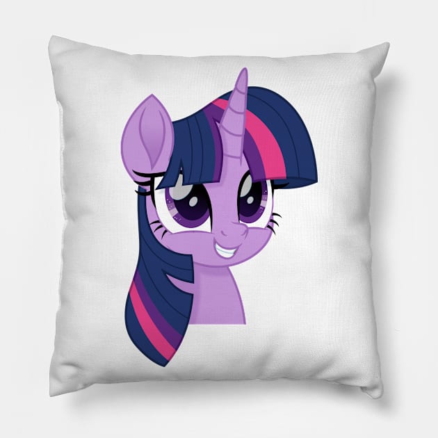 Twilight Sparkle portrait Pillow by CloudyGlow