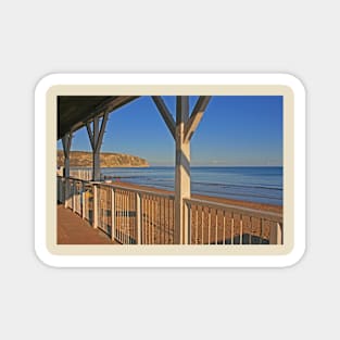 Verandah with a view, Swanage, January 2023 Magnet