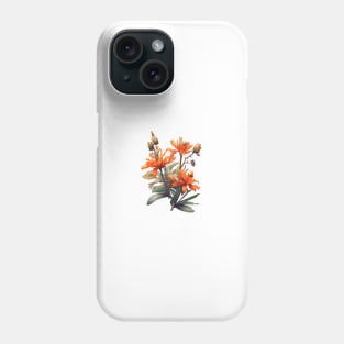 Orange Flowers Phone Case