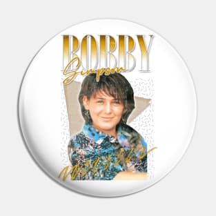 Bobby Simpson  - Home & Away - 80s Faded Style Pin