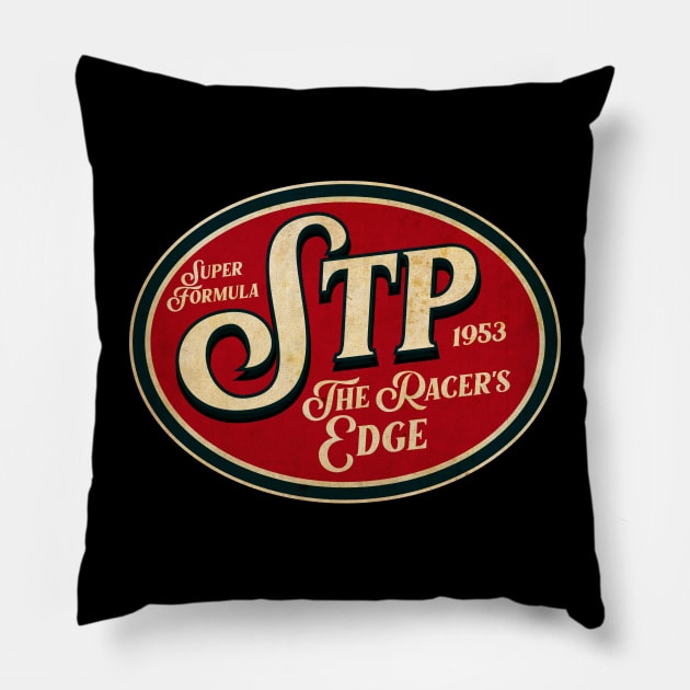 Motor Oil Vintage Pillow by CTShirts