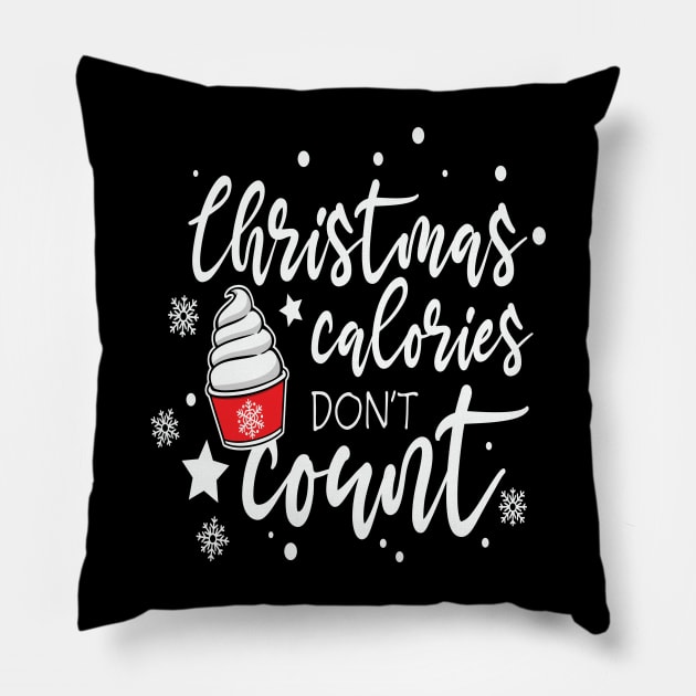 Christmas Calories don't count. Pillow by 1AlmightySprout