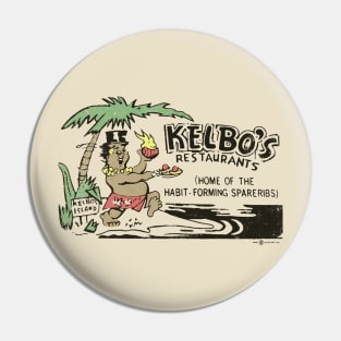 Vintage Kelbo's Restaurants Los Angeles California Pin