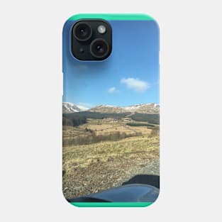 Scenic Snowy Scottish Mountain Phone Case