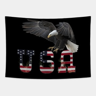 Eagle Patriotic USA Flag Tapestry