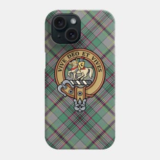 Clan Craig Crest over Tartan Phone Case