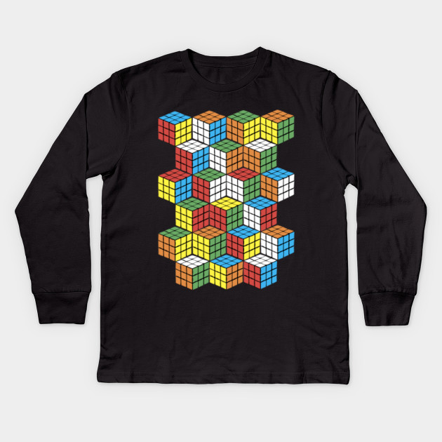 Rubiks Cube Youth Long Sleeve T Shirt