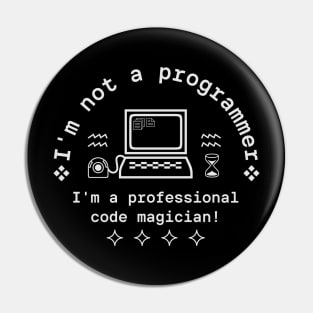 Professional code magician Pin