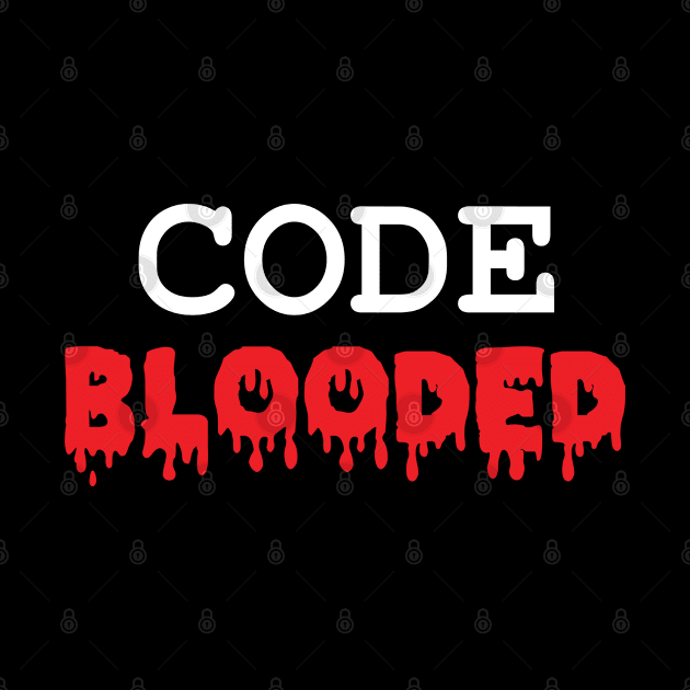 Code Blooded Angry Software Programmer Coder by alltheprints