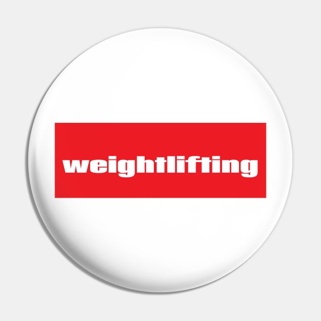 Weightlifting Pin by ProjectX23Red