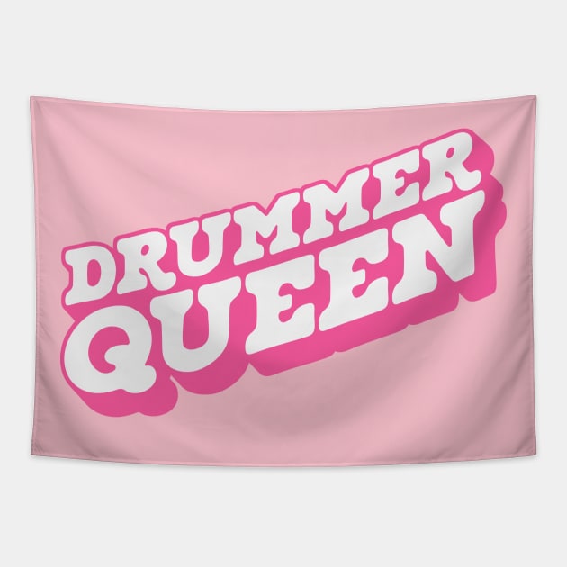 Drummer Queen Tapestry by Issho Ni