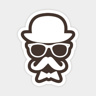 Hat, Glasses, Mustache, and Bow Tie Magnet