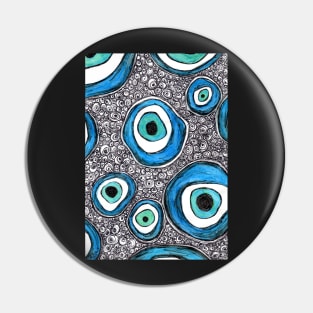 Evil Eye Art Pin