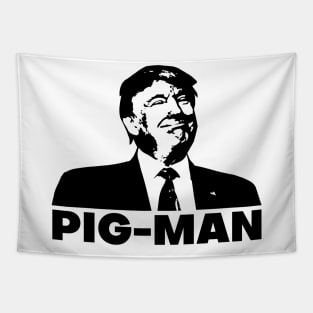 trump pig man Tapestry