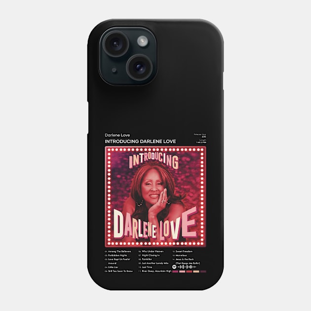 Darlene Love - Introducing Darlene Love Tracklist Album Phone Case by 80sRetro