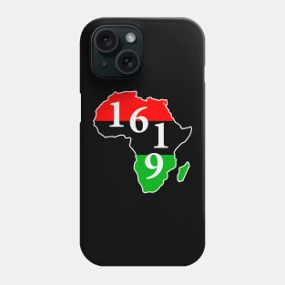 1619 Black History Month Africa Flag Phone Case