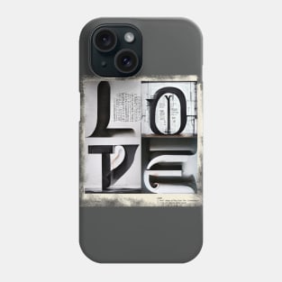 Letter Abstract - Love Phone Case