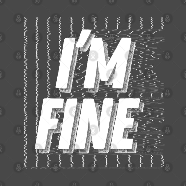 I'm Fine / Logo Graphic Design Pixel Font by DankFutura