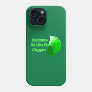 Funny Bellringing Slogan in green Phone Case