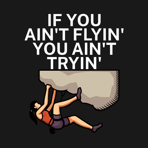 If you aint flyin you aint tryin by maxcode