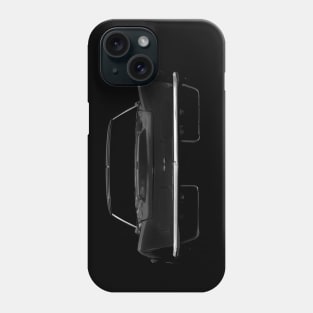 Chevy C3 Corvette - black Phone Case