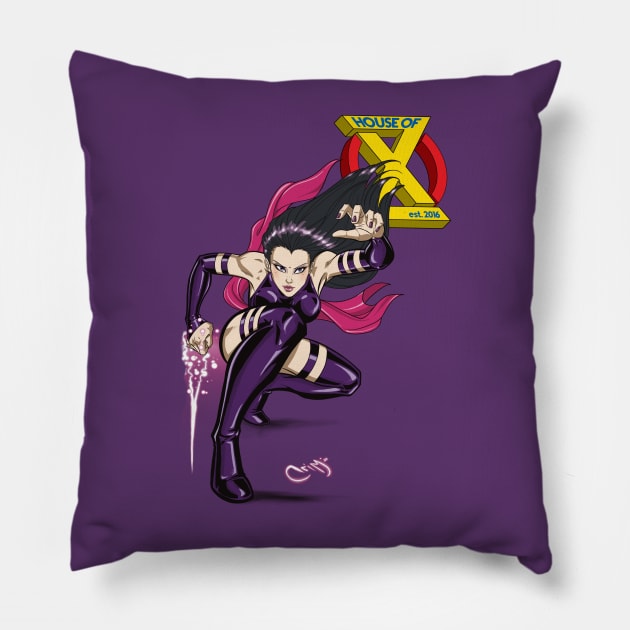 HoX Fb Group Psychic Ninja Pillow by Warpath_Dylan