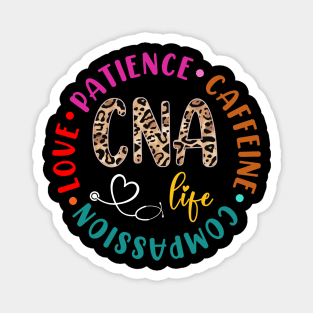 Cna Life Leopard Nurse Magnet