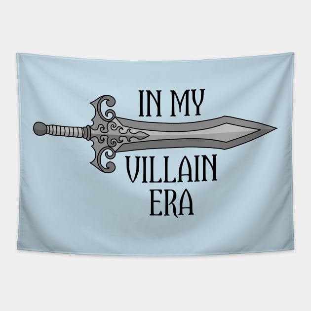 In My Villain Era | Medieval Sword Tapestry by Side Quest Studios