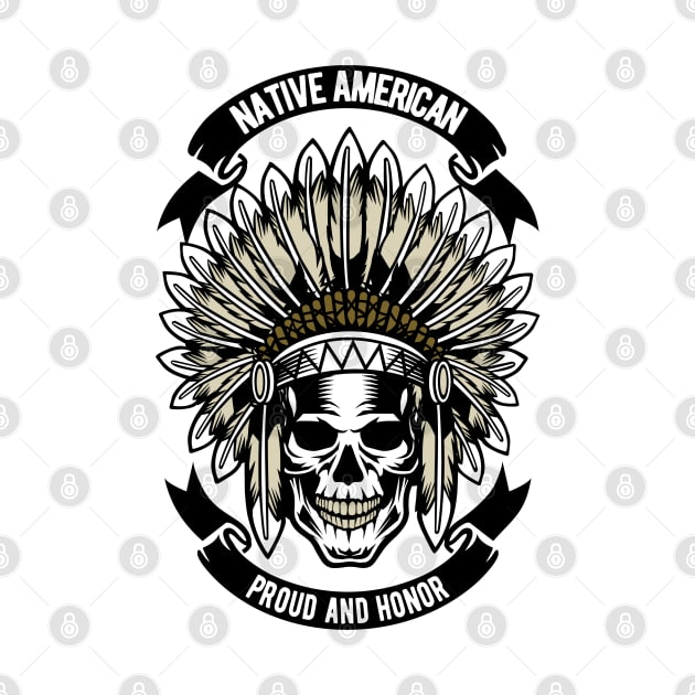 Native American Skull by p308nx