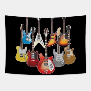 Life is Full of Important Choices - Electric Guitars Tapestry