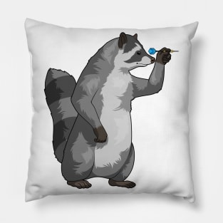 Racoon Darts Dart Pillow