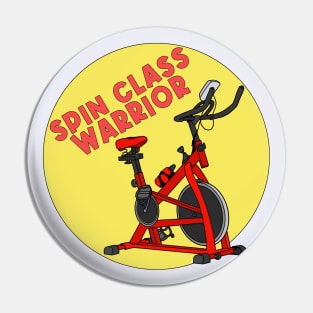 Spin Class Warrior Pin