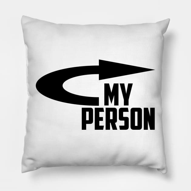 My person - Left Pillow by cristinaandmer