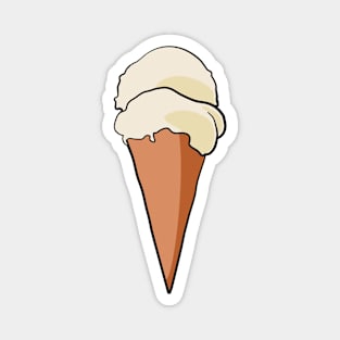 Ice Cream Waffle Cone Magnet