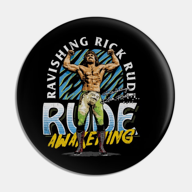 Rick Rude Awakening Pin by MunMun_Design