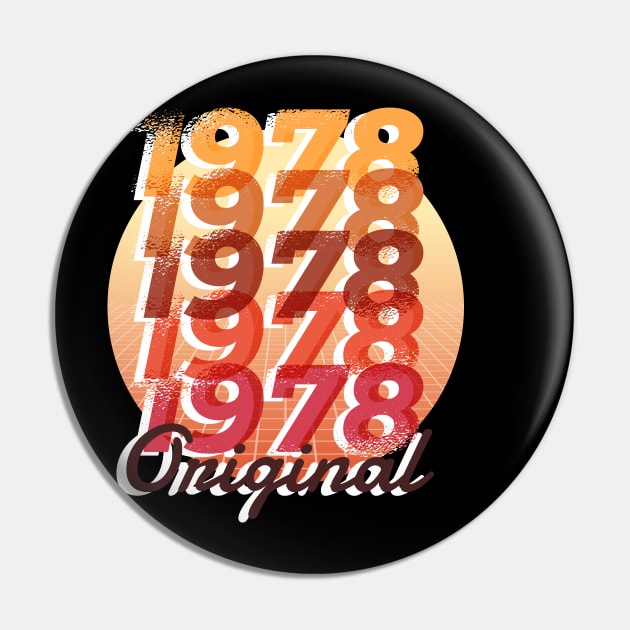 1978 birthday RETRO QUOTE LETTERING vintage birthday Pin by Midoart