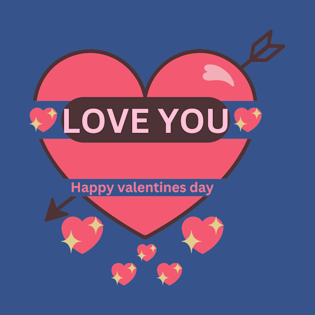 Love You -Happy Valentines Day by Mr.Dom store