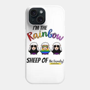 GenderBenderWear (White) - "Rainbow Sheep Of The Family" Phone Case