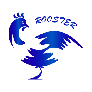 Big Rooster (blue) T-Shirt