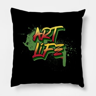 Art Life Graffiti Pillow