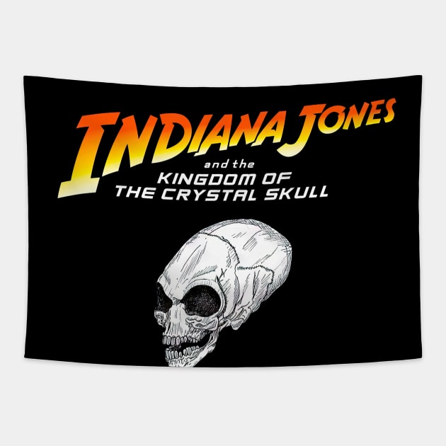 Kingdom Of The Crystal Skull Tapestry by Buff Geeks Art