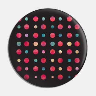 Planets Pattern Black Universe Pin