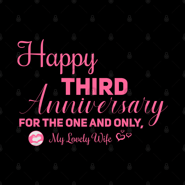 Happy third anniversary for the one and only, My lovely wife by Aloenalone