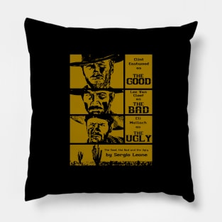 The Good, The Bad, & The Ugly // Vintage Style Design Pillow