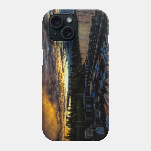 dusk over the sailing club Phone Case by CanadianWild418