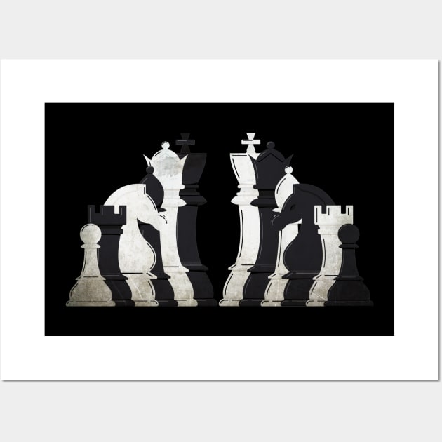 Chess Print, Vintage Chess Poster, Vintage Wall Art Print, Chess