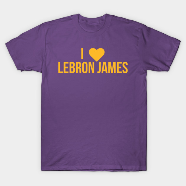 i love lebron shirt